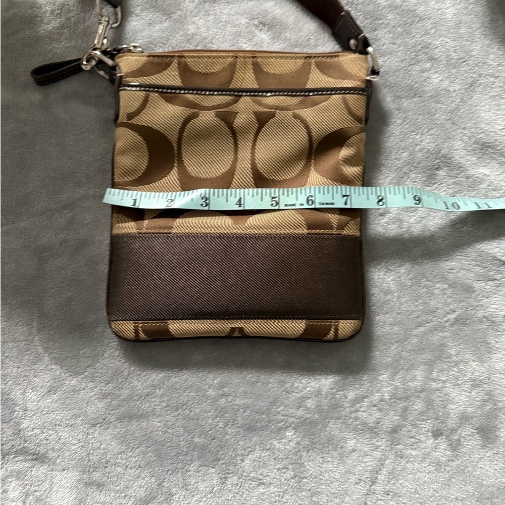 Coach Brown and Tan Crossbody Bag - Picture 2 of 3